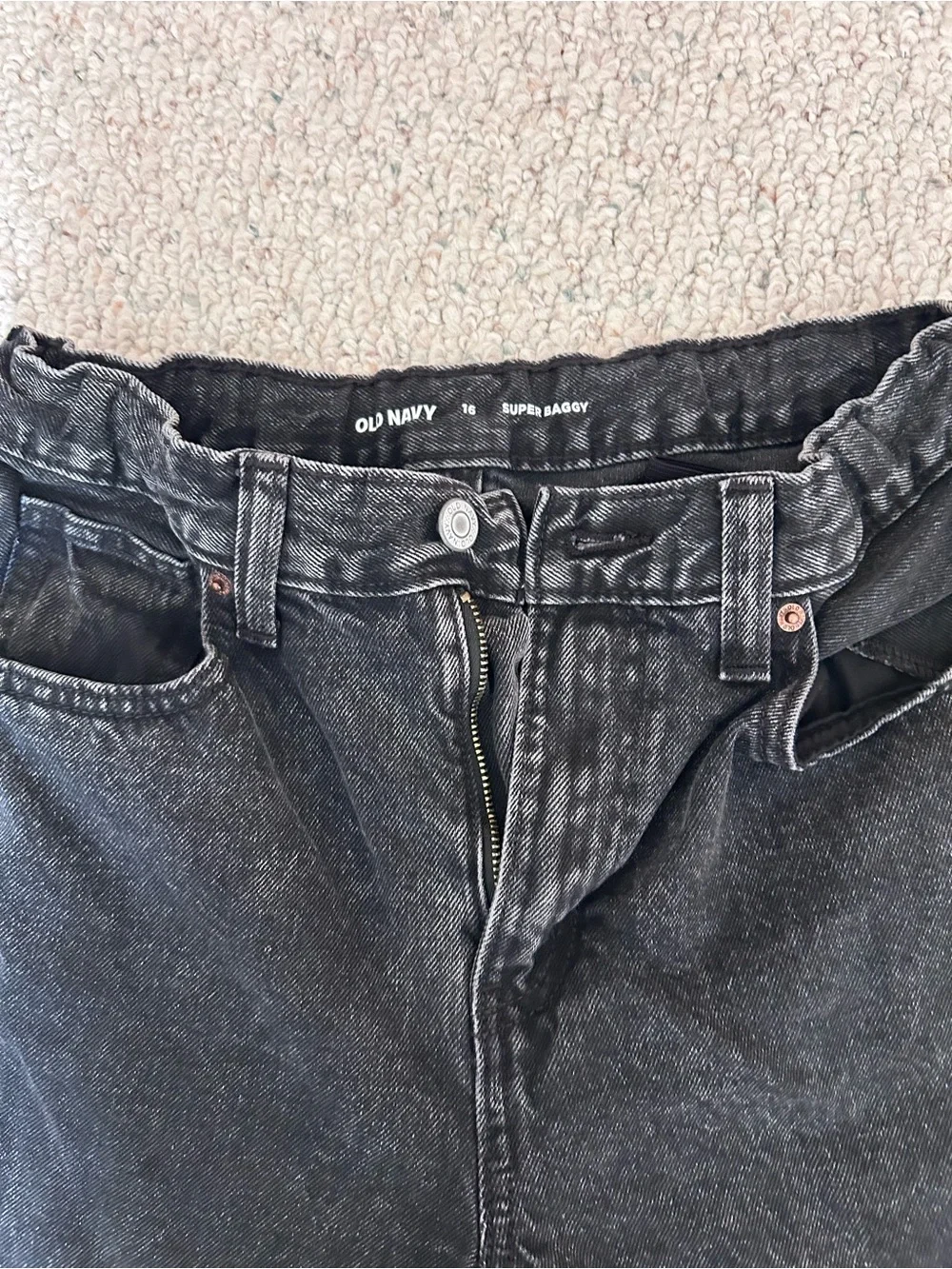 Boys Old Navy Jeans Set of 4-Light Blue, Black, Charcoal, Navy